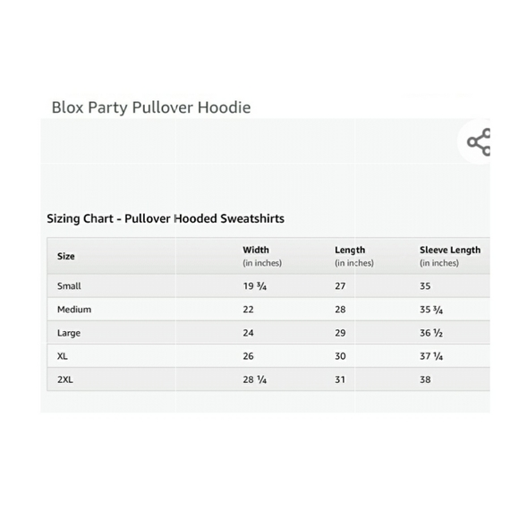 Port & Company Size S Roblox Pullover Hooded Sweatshirt NWT - Picture 2 of 2